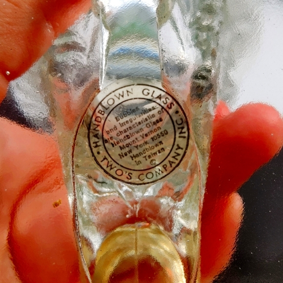 Horn of plenty hand blown glass - Picture 6 of 6